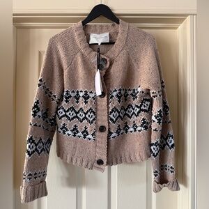 ENGLISH FACTORY | BNWT Fair Isle Button Up Cardigan